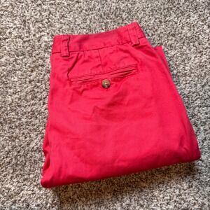 Vineyard Vines Men's Slim Fit‎ Breaker Pant 30x32 Red Chino Casual